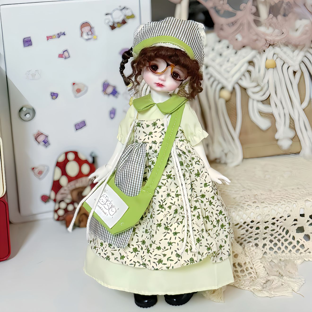 bjd娃衣洋娃娃6分30厘米鬼妈妈玩偶套装换装公主衣服可爱玩具