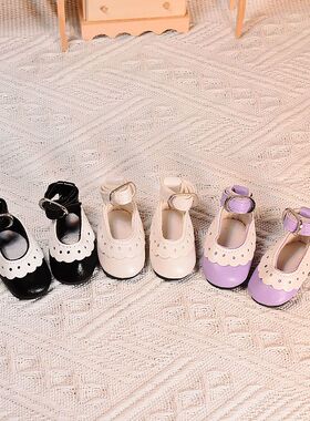 8分娃鞋6分BJD17CM娃子ob22 bjd BJDyosd花边鞋衣服换装用品