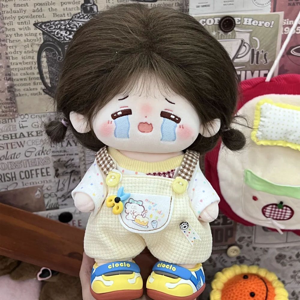 娃衣20cm20CM厘米新款棉花娃服公仔玩偶可爱奶呼呼背带裤套装精致