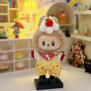 labubu娃衣17坐坐派对Labubu二代拉布衣服搪胶