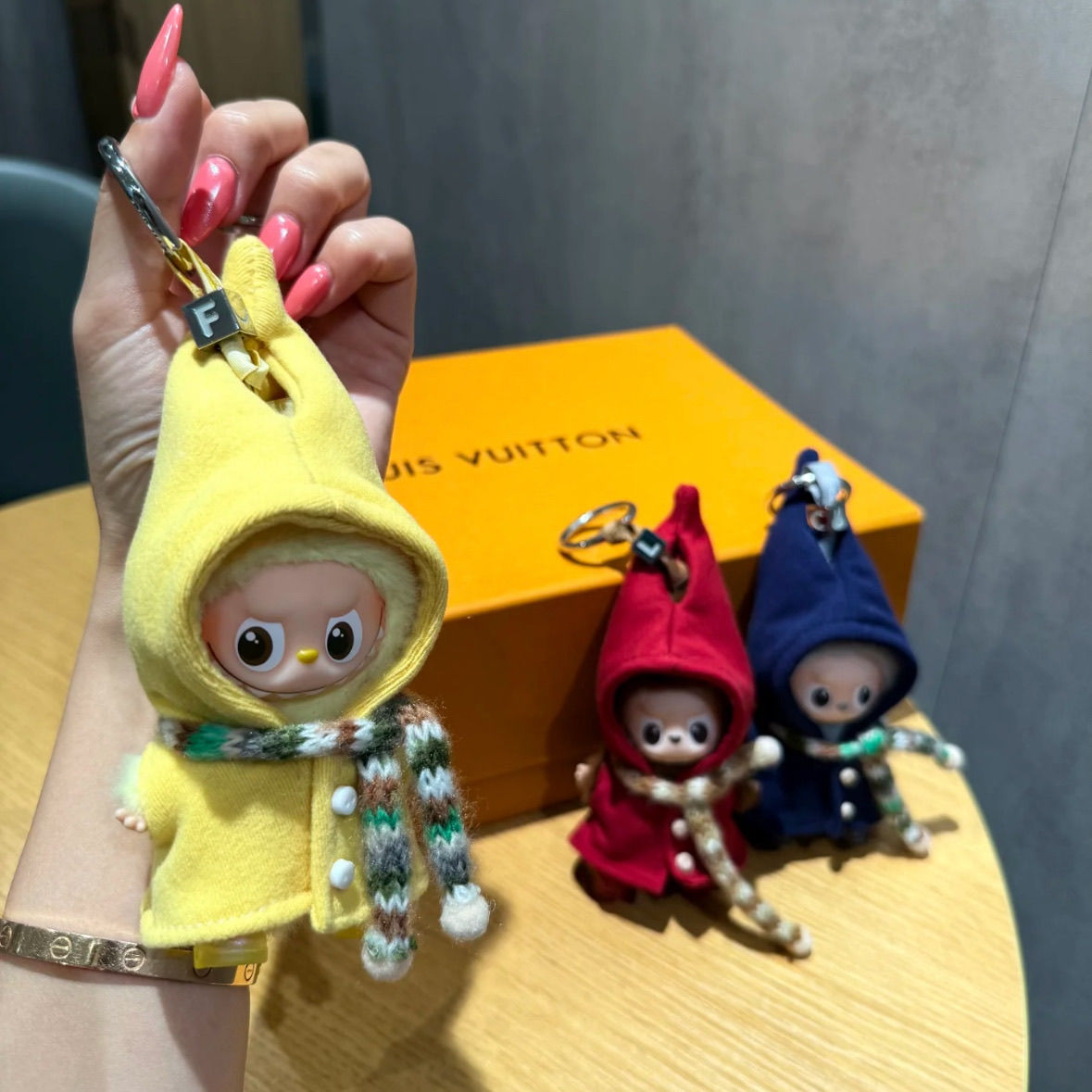 拉布布4代娃衣4.0mini版心底密码魔法披风适用迷你布布红帽子衣服