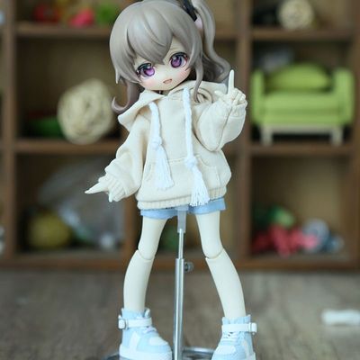 娃衣12分大BJD阿巳体妮撒妖精邦尼兔年糕体万次出逃 慵懒休闲连帽