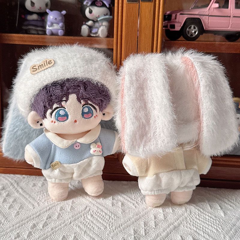 10cm娃衣10CM20厘米可爱棉花娃服帽子爬服精致公仔玩偶替换套装