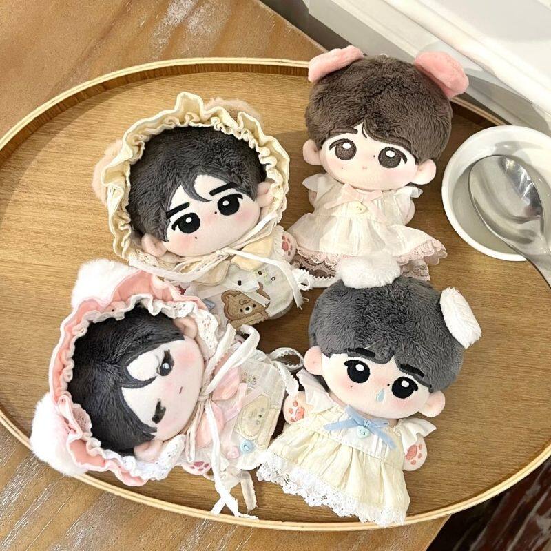 娃衣10cm棉花娃服桃汁小兔可爱玩偶替换装娃娃公仔毛绒换装无属性