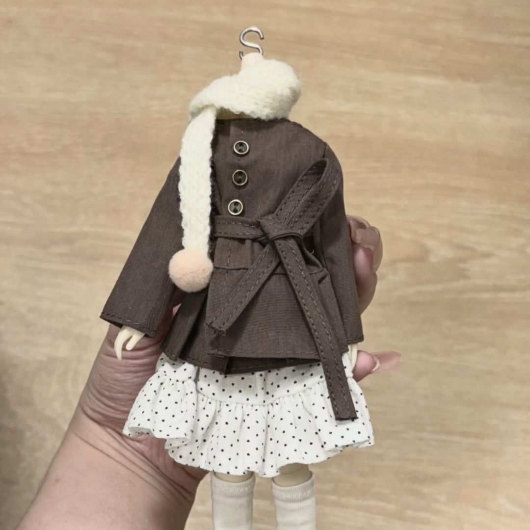 简约夏日azone娃衣 ob22ob24 娃衣风衣裙子套装bjd8分娃衣现货