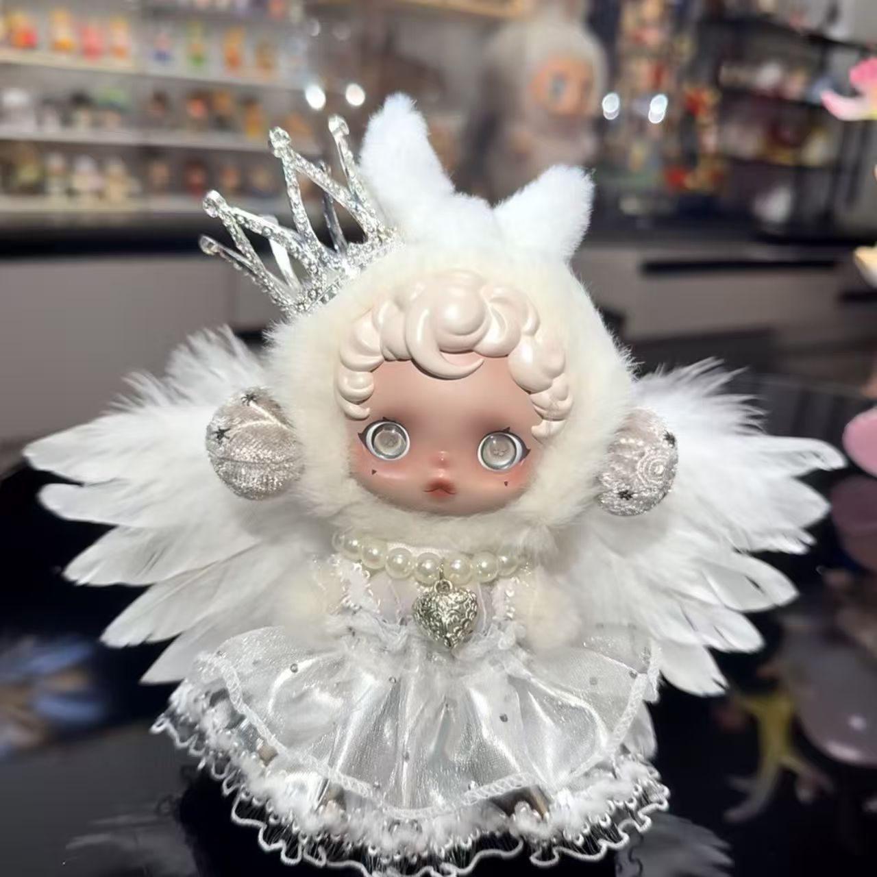 娃衣sp光织园服皇冠翅膀金银色套装胧雾着痕着替裙子皇冠着替