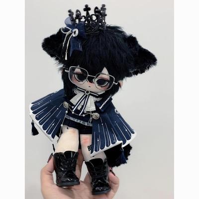 25cm娃衣棉花娃娃202530cm无属性男女娃蝴蝶宫廷华丽风衣服套装15