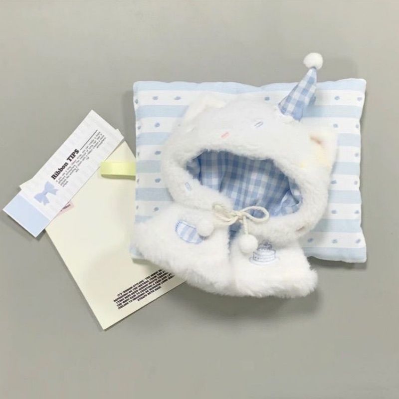 娃衣10cm海星体动物体头套斗篷10厘米蛋糕小斗篷棉花娃娃换装