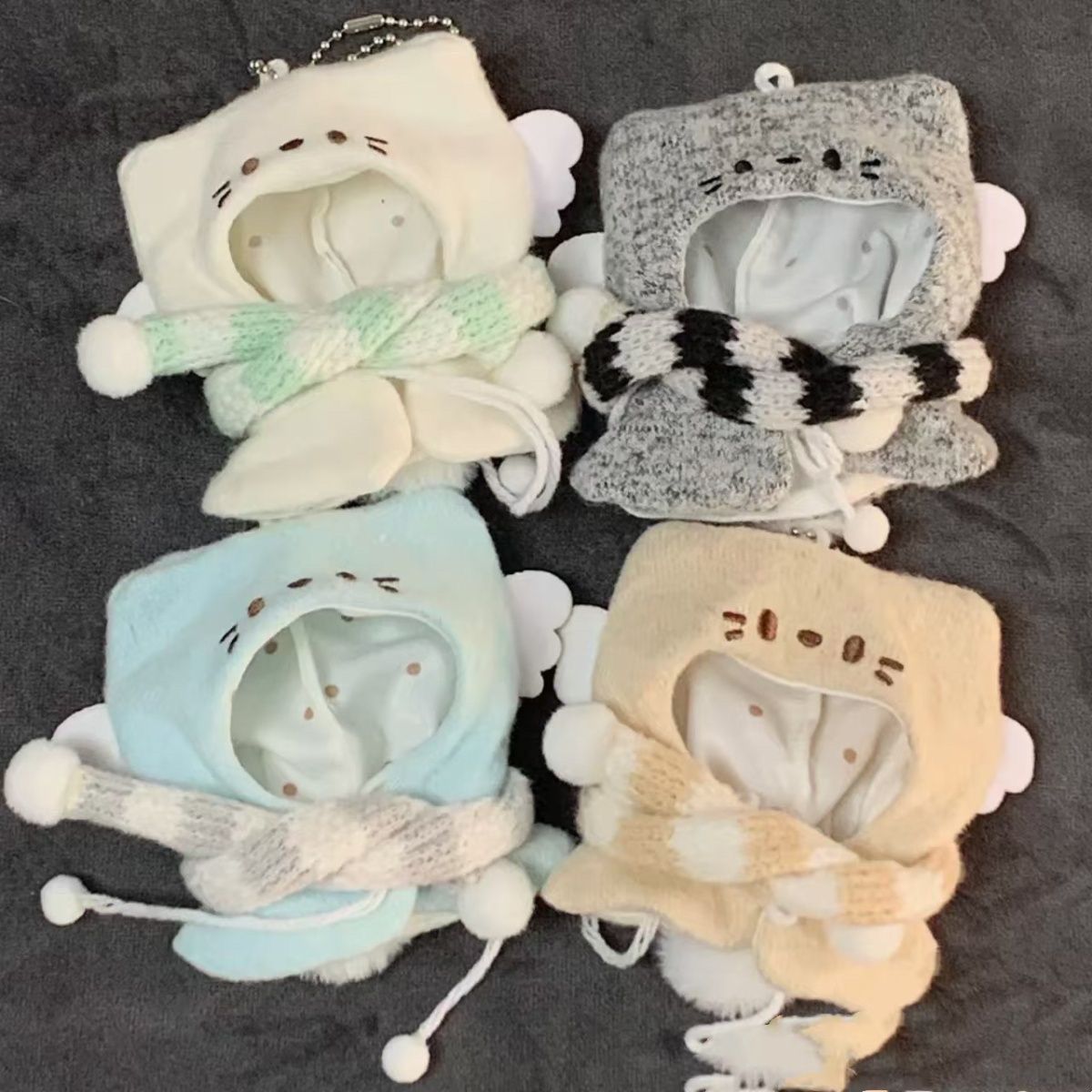 娃衣10cm欢迎小狗斗篷小猫斗篷棉花娃娃正常体海星体chiikawa