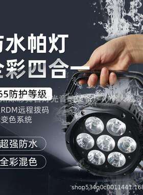 户外LED7颗六合一防水铸铝帕灯染色灯防雨文旅景区亮化工程效果灯