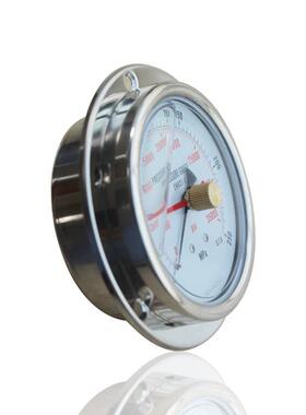 供全钢耐震高压表充油超高压力表轴向带前边YBN100ZT 250MPA 9/16