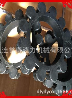 大连誉得液力耦合器现货梅花垫弹性块黑色橡胶