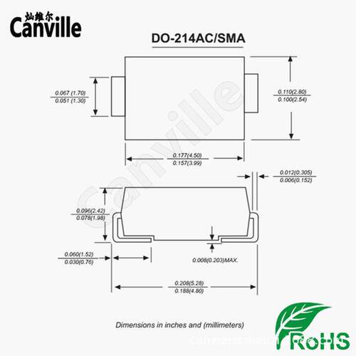 SS56 SMA 5A 60V贴片SR560肖特基二极管DO-214AC贴片插件框架品质
