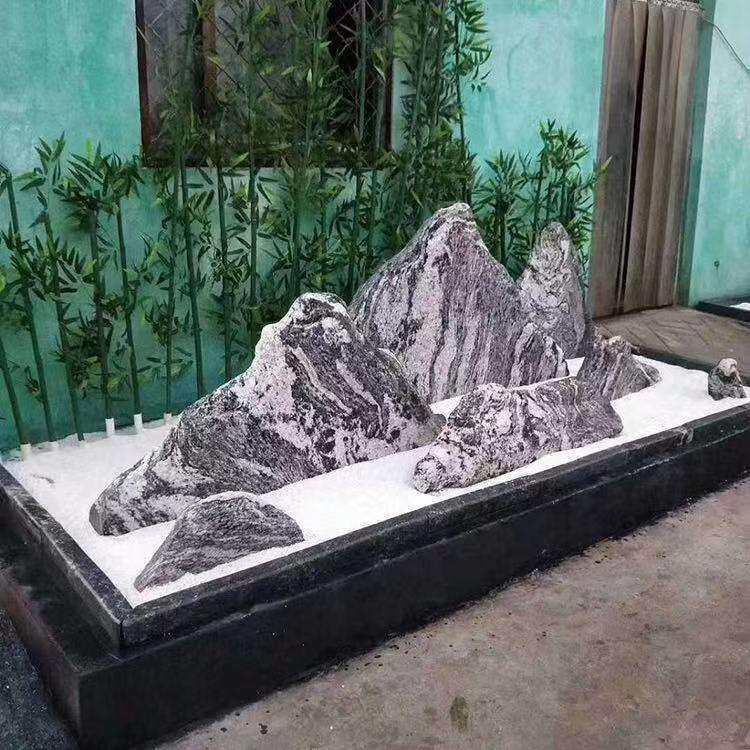 雪浪石 风景石庭院造景假山 别墅装饰假山摆件