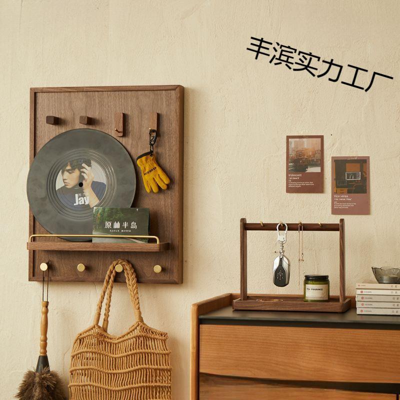 遮挡电表箱装饰画胡桃木网弱电箱盖板多媒体挂画实木电闸配电箱子