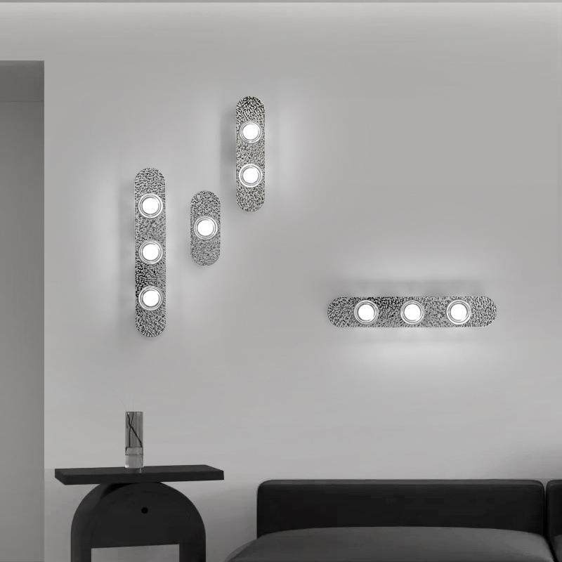 全铜设计师创意轻奢卧室床头楼梯灯咖啡厅售楼部复古中古玻璃壁灯