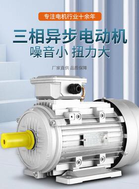 YE3铝壳三相异步电机4kw-4 380V415v 50hz60hzB3设备配套全铜电机