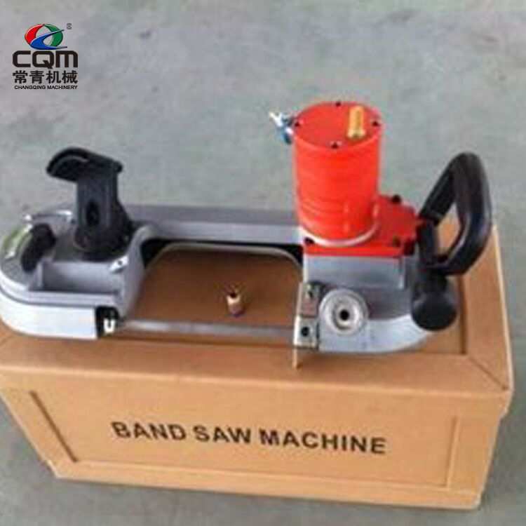 便携式气动带锯 DLY-10QS2型管道风动带锯床矿用手持无火花切割机