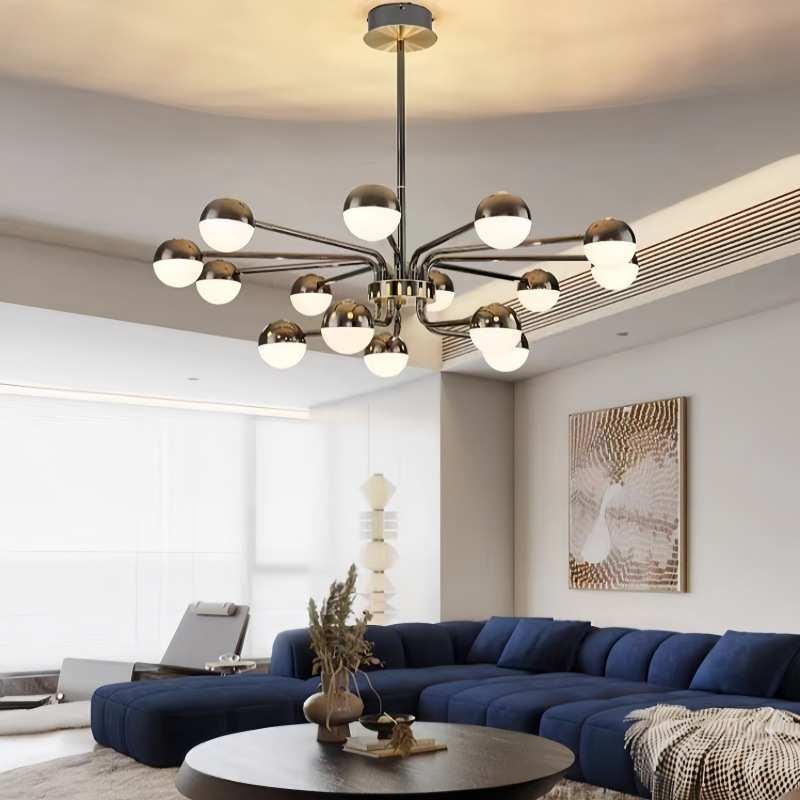 华光客厅灯吊灯极简轻奢全光谱护眼餐厅饭厅吊灯简约现代客厅主灯