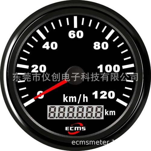 脉冲信号指针式速度里程表0-120km/h