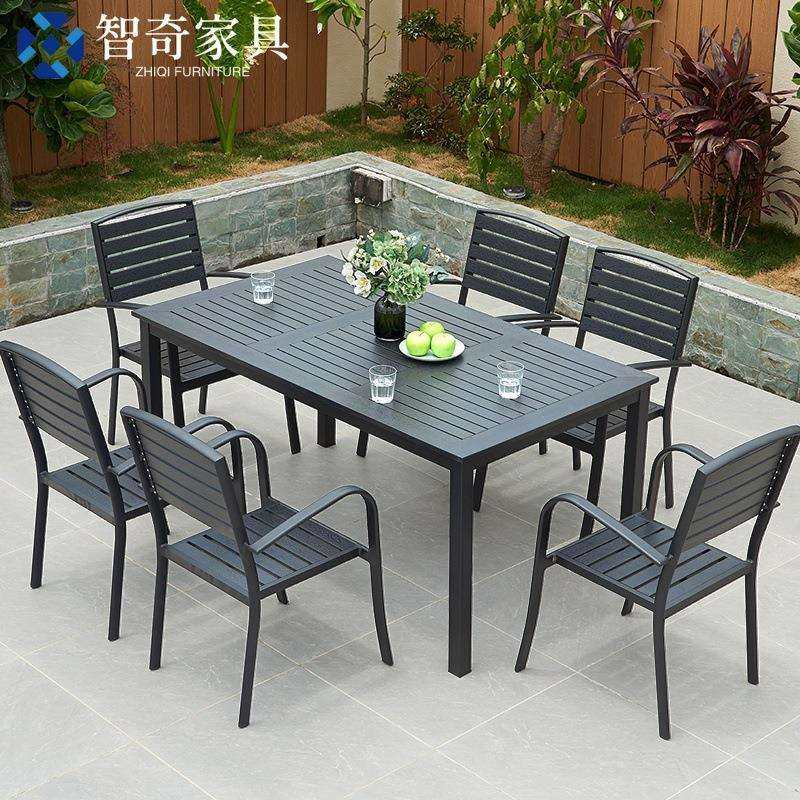 户外桌椅庭院休闲餐桌椅组合咖啡厅室外露天阳台花园露台塑木桌椅,电子元器件市场,其它元器件,淘宝优惠券,粉丝福利购,淘宝优惠卷