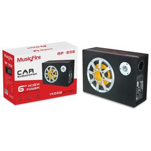 汽车音响车载低音炮12V大功率超薄炮扁炮6寸MF 206