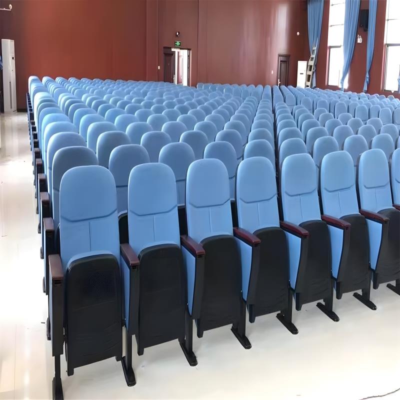 礼堂椅排椅多媒体学校阶梯教室椅子带写字板多功能报告厅连排座椅