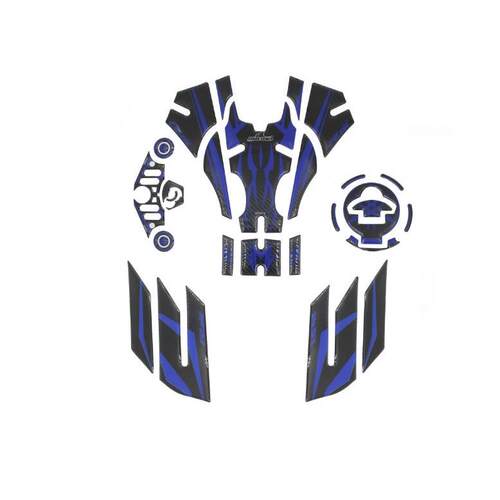 适用YAMAHA油箱贴油箱盖贴套装YZF-R15 V3碳纤上联板贴防滑侧贴