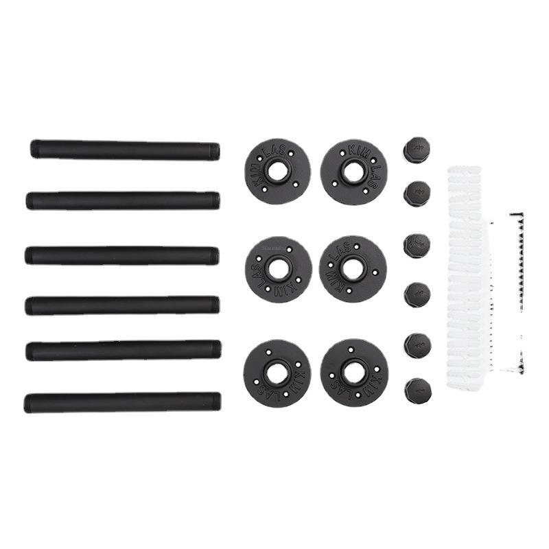 实木一字搁板浮动墙上管架墙上花架水管置物架多肉绿萝装饰搁板