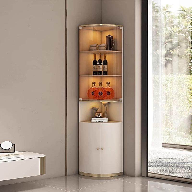 轻奢三角柜客厅转角柜简约现代烤漆立柜卧室靠墙收纳储物多功能柜,电子元器件市场,其它元器件,淘宝优惠券,粉丝福利购,淘宝优惠卷