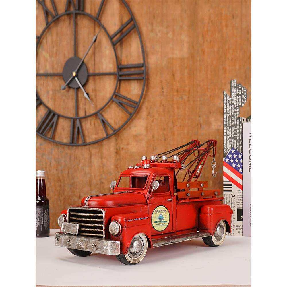 欧洲卡车模型铁艺复古摆件工业风软装饰品道具酒柜咖啡馆摆设物件