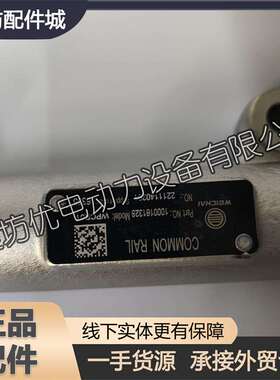 电喷高压共轨管1000161328潍柴WP9H柴油发动机WP10H铲车50装载机