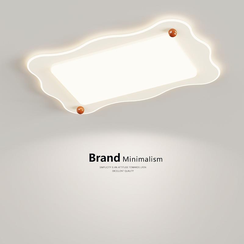 奶油风客厅主灯现代简约大气吸顶灯2025新款中山灯具全屋套餐组合