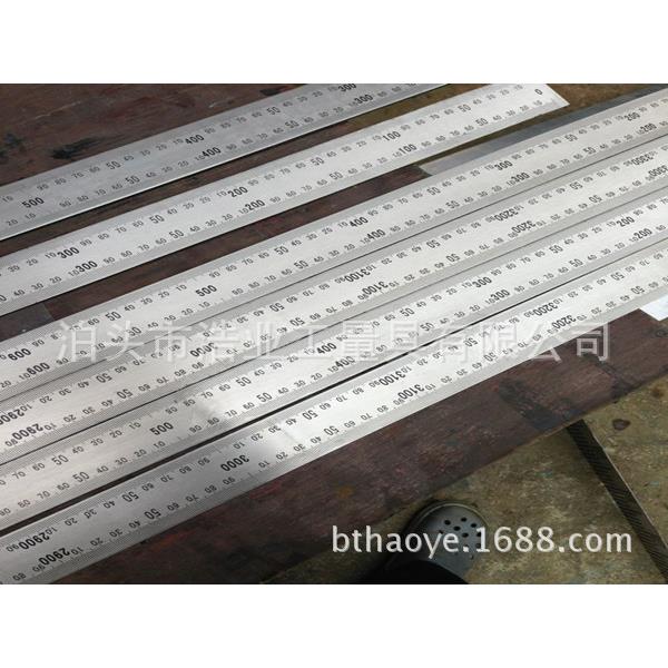 2500mm 4米 500cm 不锈钢直尺 方管标尺 折叠尺 公英制钢板尺