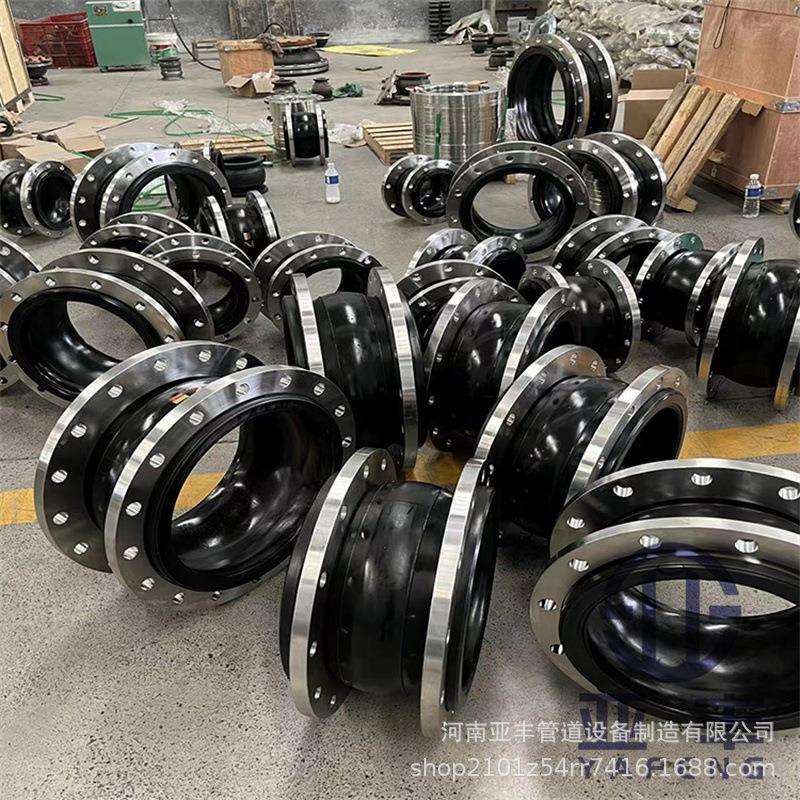 污水管道用可曲挠橡胶软连接化工管道KKT卡箍式橡胶接头降低噪音