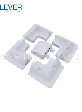 翊卓RV-ezMount太阳能房车游艇ABS安装支架 白色5件套