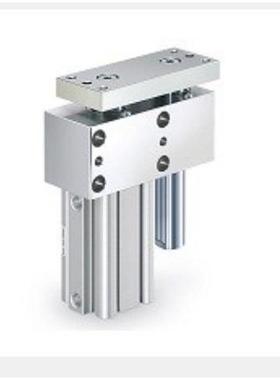 SMC内置磁环滑动轴承薄型带导杆气压式双作用气缸MGQM12-10