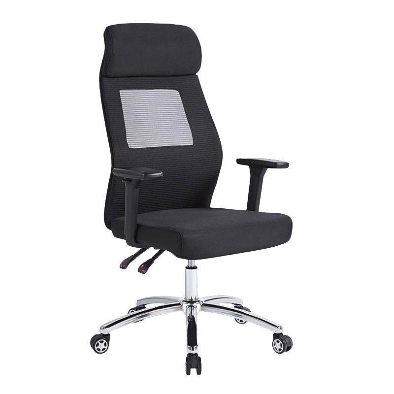 跨境网面职员椅办公室座椅现代简约升降旋转办公转椅人体工学椅