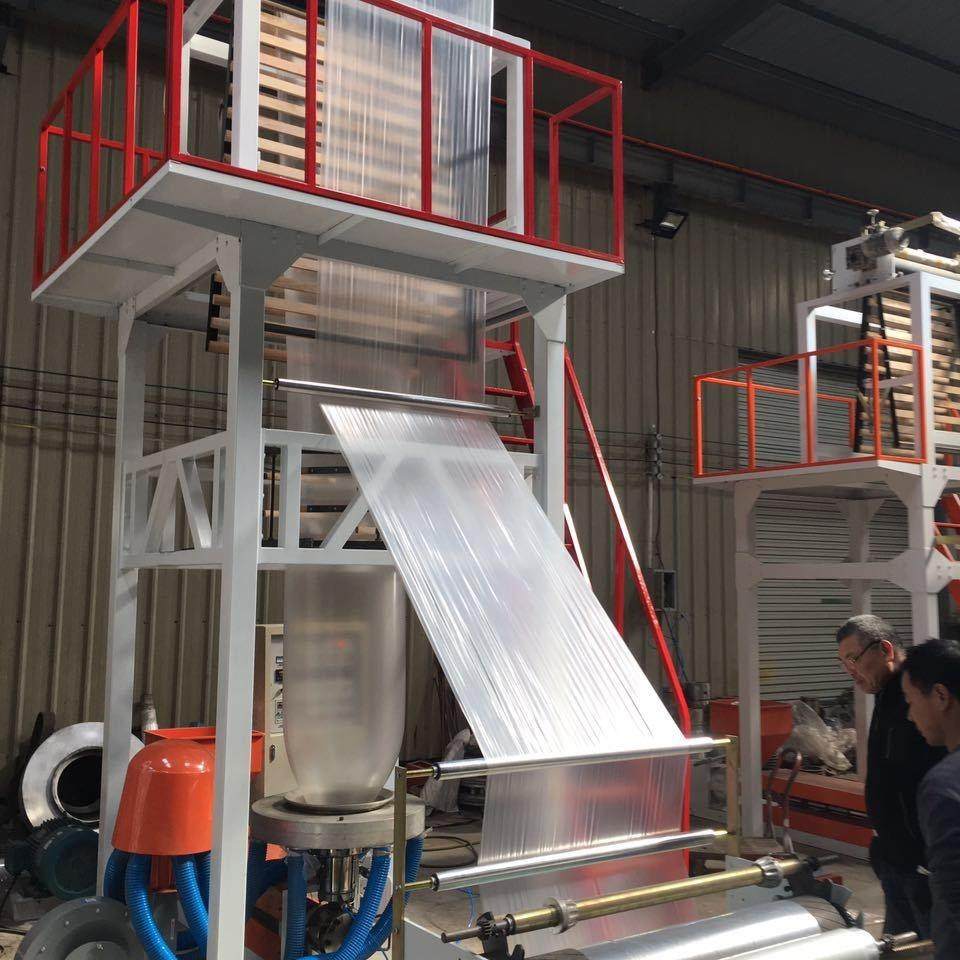 大量供应塑料HDPE-1100mm吹膜机高低压吹膜机瑞安吹膜机厂家