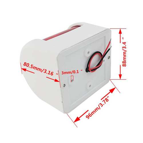 船用红绿舷灯 左右航行灯96*88*80mm 信号灯 指示灯 船用游艇五金