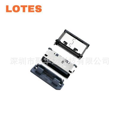 LOTES SFF-8611 直立式母座-OCuLink 4X 42PIN 180度 808004995