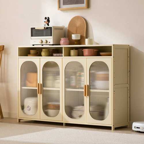 厨房置物架家用多层餐边收纳柜多功能储物柜微波炉放置架杂物架子