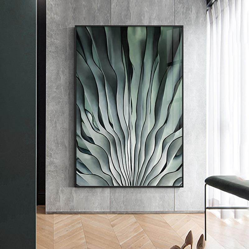 蔓延现代轻奢客厅装饰画抽象艺术玄关挂画沙发背后大气落地画