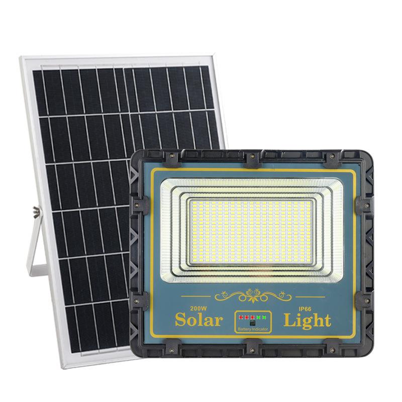 太阳能投光灯户外防水家用庭院壁灯夜市照明新农村户外防水灯