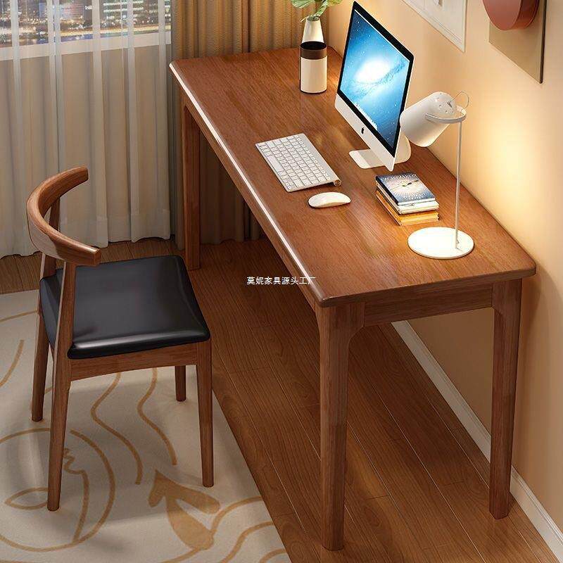 民宿45简约电脑桌书桌宽学习桌卧室长条桌全家用实木40学生窄其他