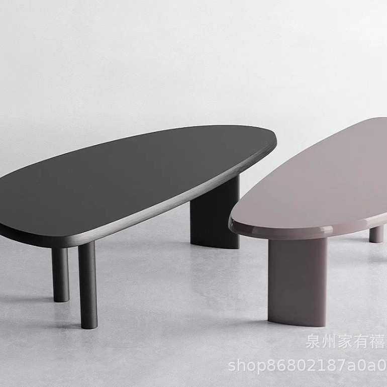 轻奢创意设计师办公桌极简全实木书桌时尚会议桌个性电脑桌工作台