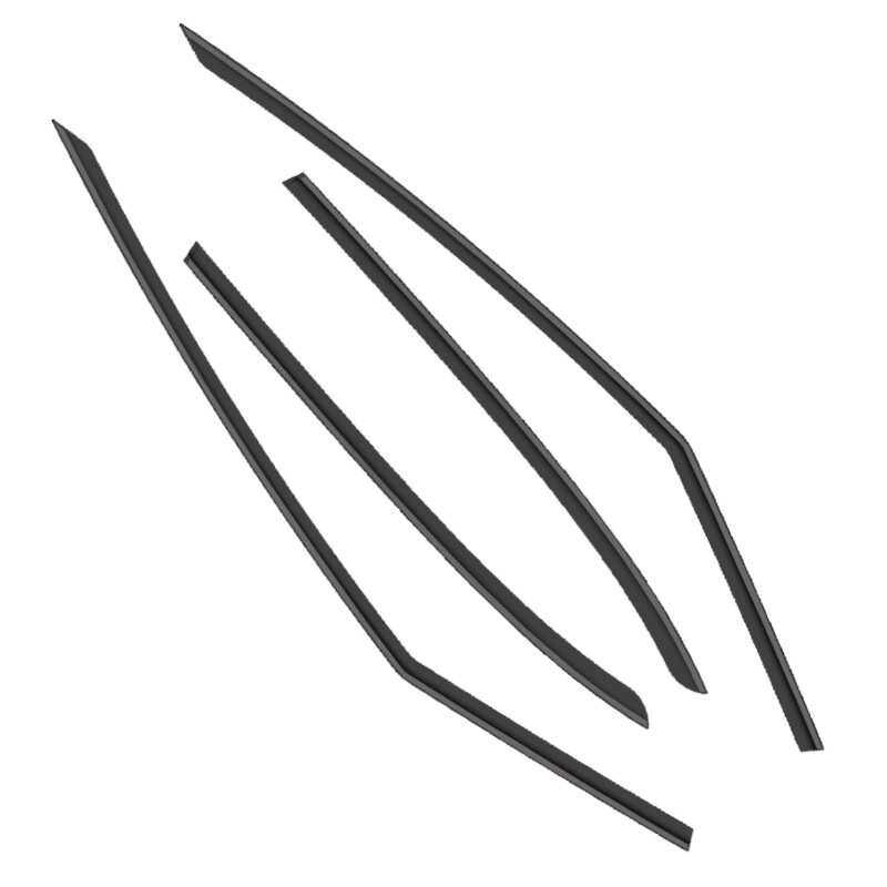 汽车晴雨挡专用宋LEV配件原装不锈钢亮条无边框改装用品车窗雨眉