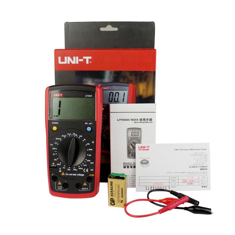 优利德UT601/UT602/UT603数字电感电容表 电镀电容表电阻表