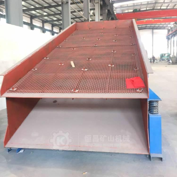 振动筛沙机大型砂石震动小型矿用直线筛分设备泥沙分离机