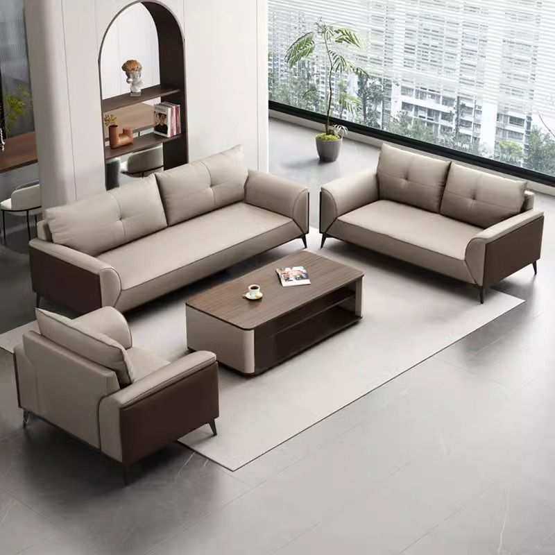 办公室沙发套装办公沙发商务会客厅接待室高级一整套沙发茶几组合